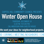 Capitol Hill Community Council Open House