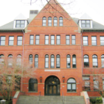 photo of front exterior of Parrington Hall