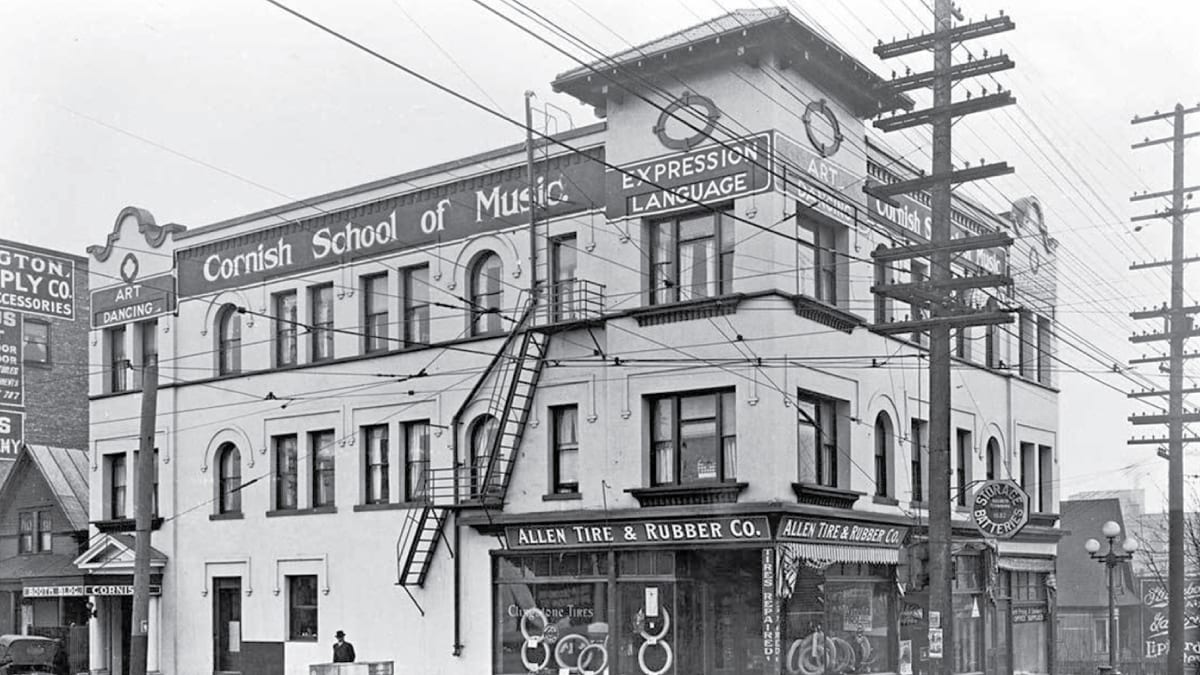 archive image of the Booth Building, front exterior