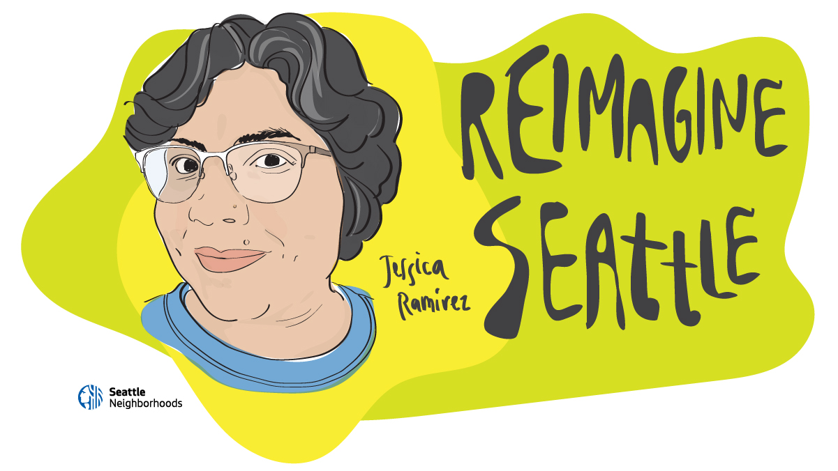 illustration of Jessica Ramirez's face with text that says 