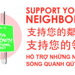 Support your neighbors in 4 languages with the Chinatown International District neighborhood sign