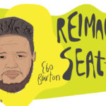 illustration of Ebo Barton's face. next to the words "Reimagine Seattle"
