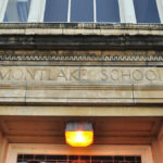 detail of Montlake Elementary School entryway