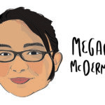 illustration of Megan McDermott's face