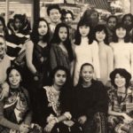 A black and white photo from the 1990s of a group of diverse students from Middle High School College in Seattle