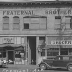 1937 photo of the exterior of the two-story brick building located at 3414 Fremont Ave