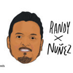 Hand-drawn portrait of Randy Nunez.