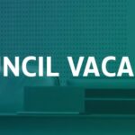 The wors "council vacancy" against an emerald green background