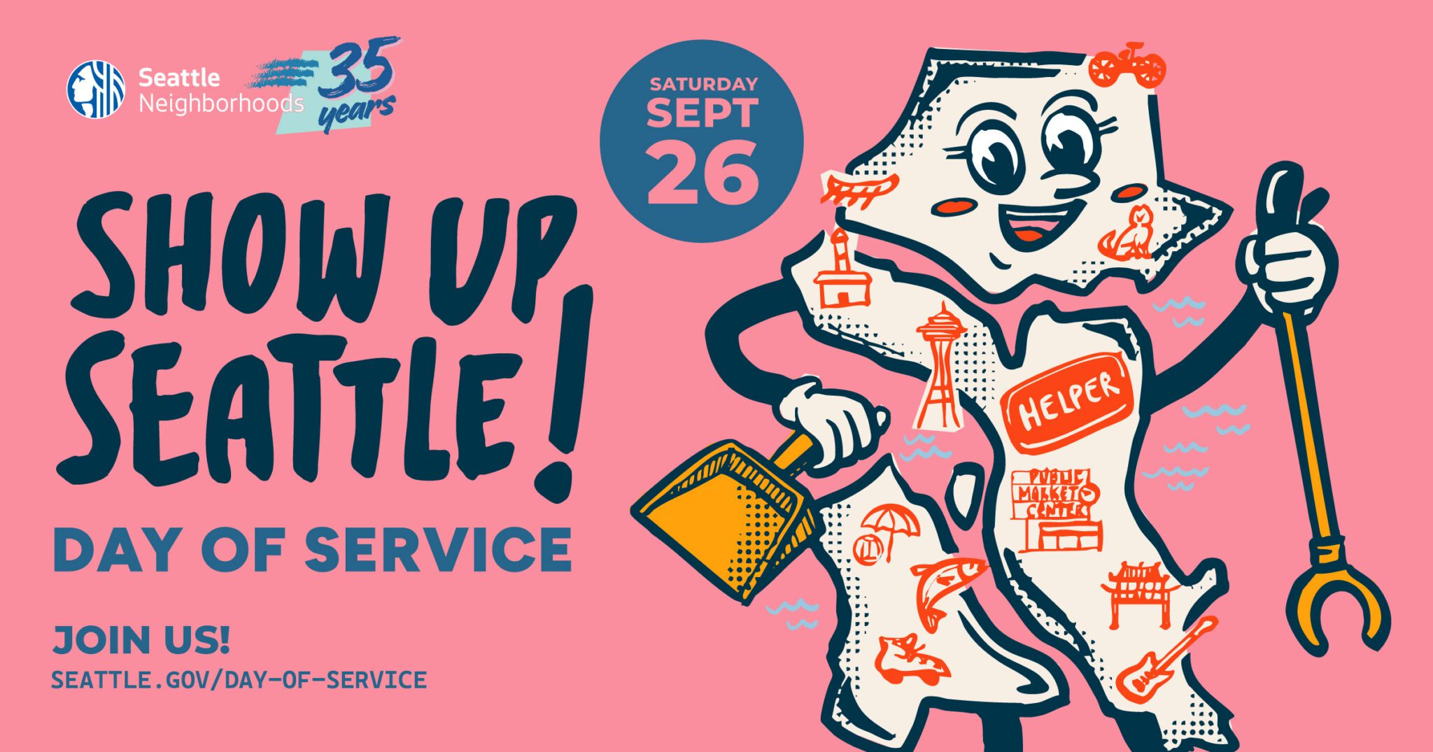 It’s Time to Show Up, Seattle! Volunteer Registration Open for 2026 Citywide Day of Service