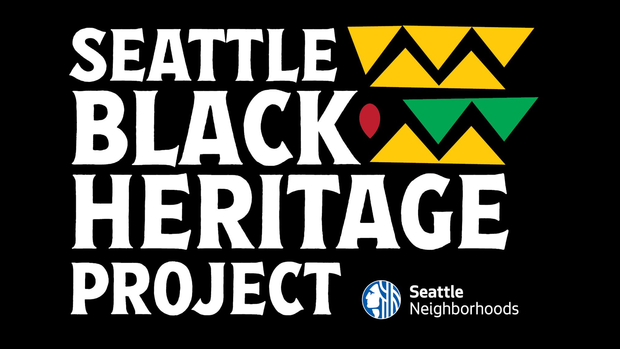 Black, yellow, green, and red graphic that reads: 